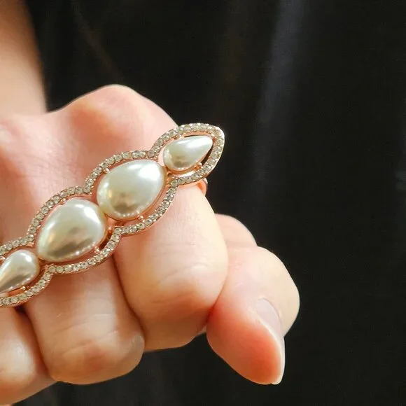 RFM Rose Gold Double Finger Ring - Picture 5 of 15